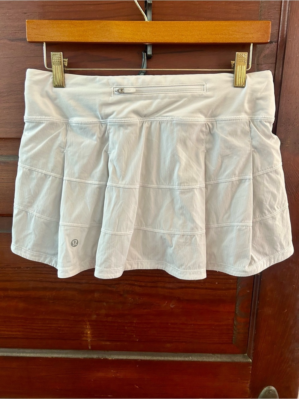 lululemon athletica Women’s White Pace Rival Skirt Size 6 - Picture 4 of 12